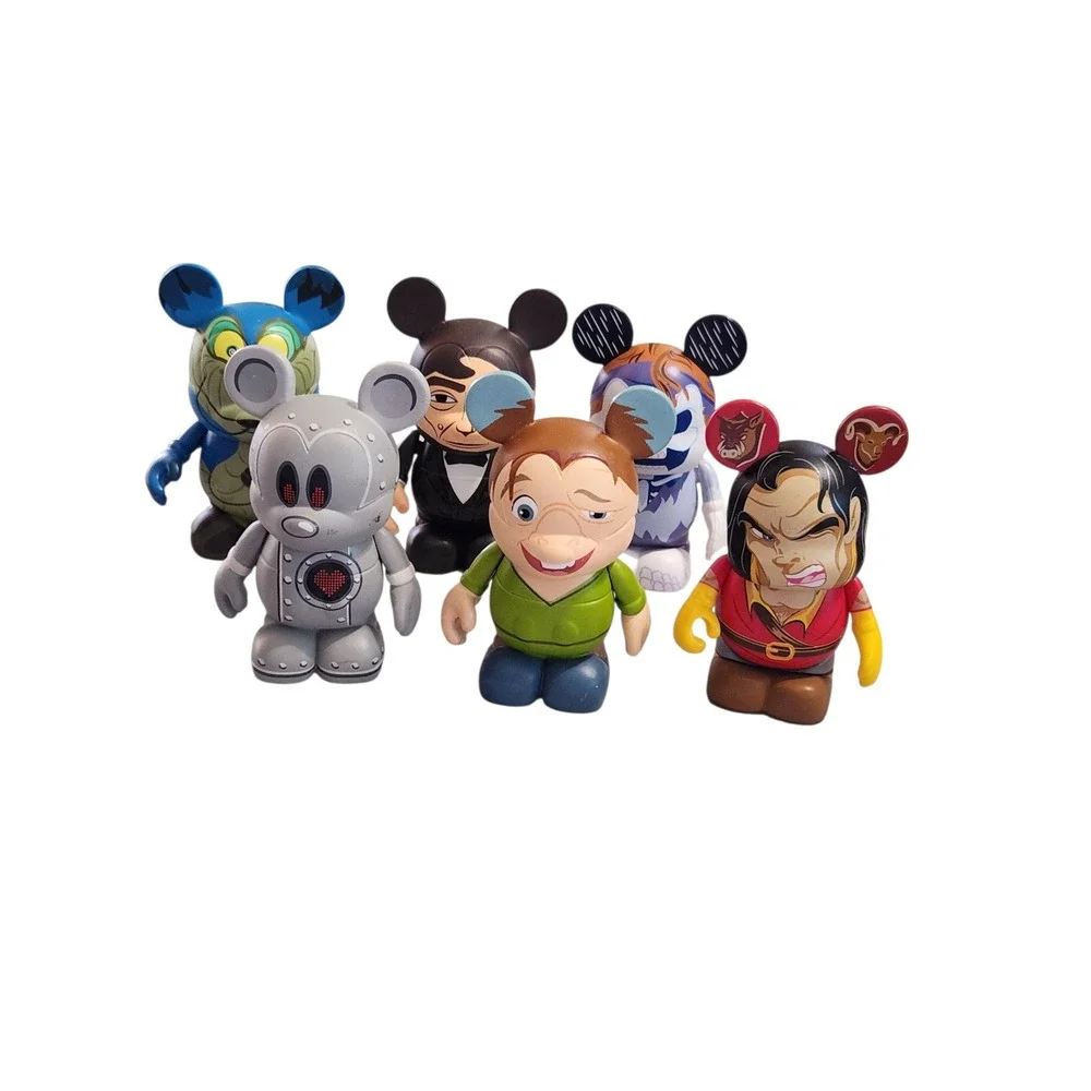 Disney‎ Vinylmation Figures Mixed Lot of 12 50th Villains Jungle Book Marvel